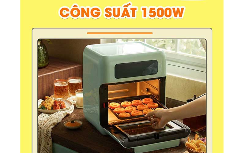 Nồi chiên không dầu Bear QZG-A15V1 - Hàng chính hãng