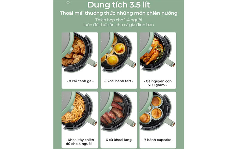 Nồi chiên không dầu Bear QZG-B14D1 - Hàng chính hãng