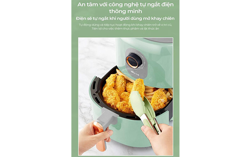 Nồi chiên không dầu Bear QZG-B14D1 - Hàng chính hãng