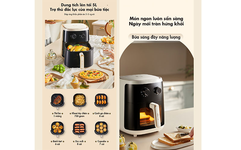 Nồi chiên không dầu Bear QZG-F15C7