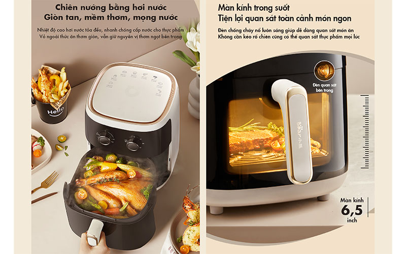 Nồi chiên không dầu Bear QZG-F15C7
