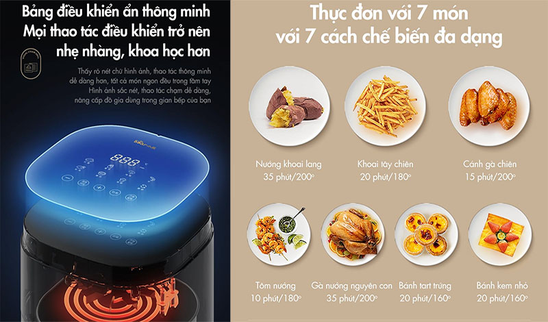 Nồi chiên không dầu Bear QZG-F15E3 - Hàng chính hãng