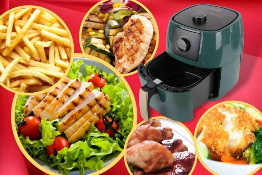 Nồi chiên không dầu Benny 5.5 lít BAF-55H - Hàng chính hãng