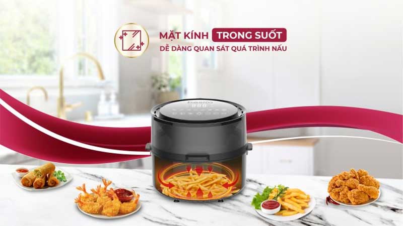 Nồi chiên không dầu Besico BAF5.5D - Hàng chính hãng