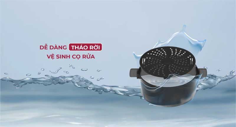Nồi chiên không dầu Besico BAF5.5D - Hàng chính hãng