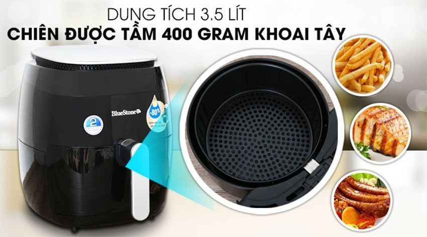 Nồi chiên không dầu Bluestone AFB-5866 - Hàng chính hãng