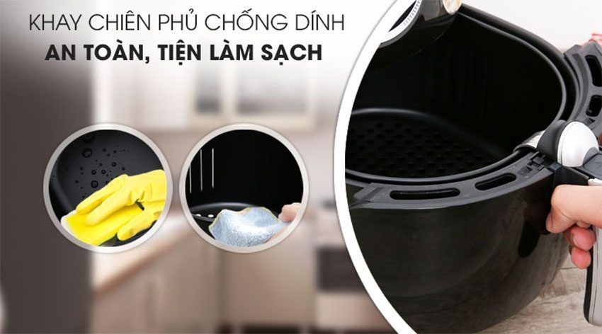 Nồi chiên không dầu Bluestone AFB-5876 - Hàng chính hãng