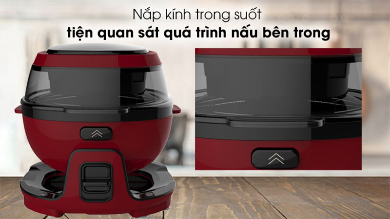 Nồi chiên không dầu Canzy CZ-AF07R - Hàng chính hãng
