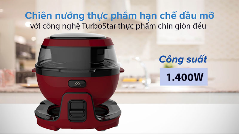 Nồi chiên không dầu Canzy CZ-AF07R - Hàng chính hãng