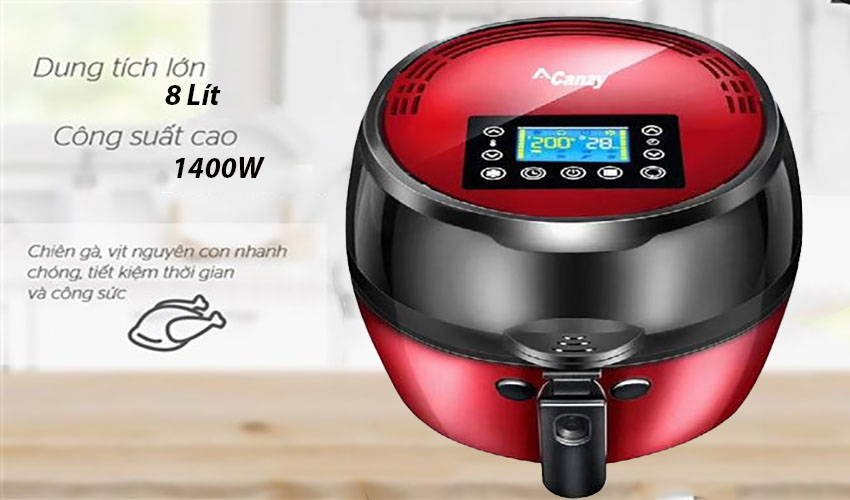 Nồi chiên không dầu Canzy CZ-FR10A - Hàng chính hãng
