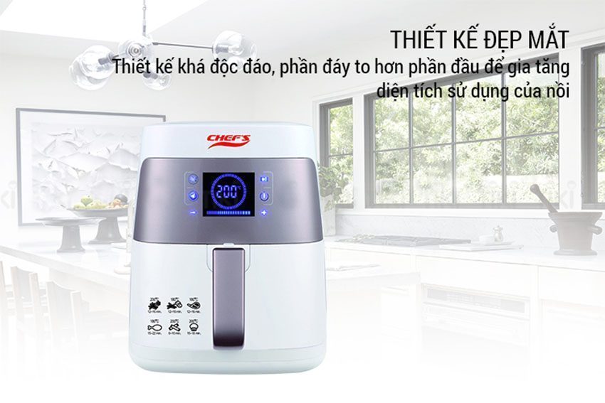 Nồi chiên không dầu Chef's EH-CWF180 - Hàng chính hãng