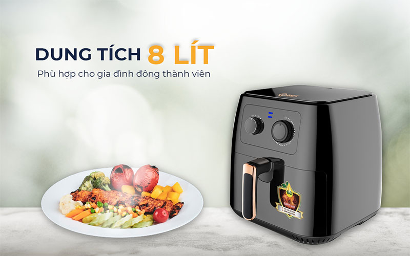 Nồi chiên không dầu Comet CM6856 - Hàng chính hãng