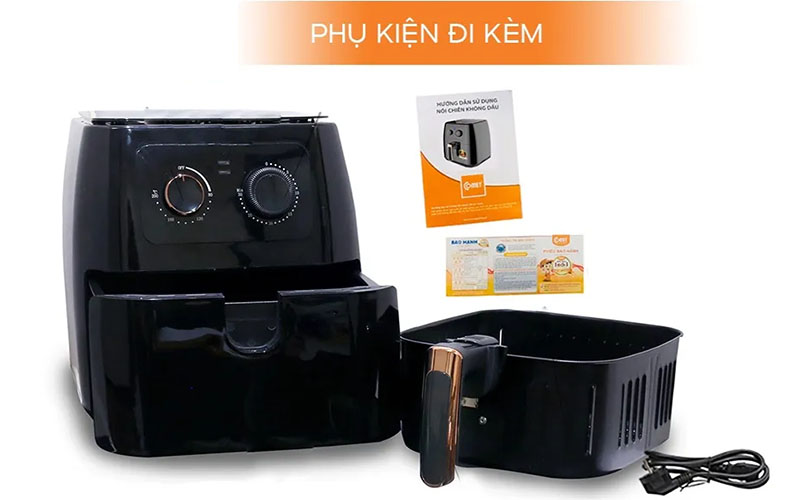 Nồi chiên không dầu Comet CM6856 - Hàng chính hãng