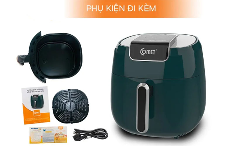 Nồi chiên không dầu Comet CM6858 - Hàng chính hãng