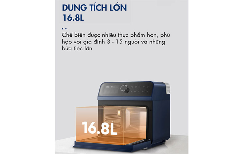 Nồi chiên hơi nước Dingo DSF16 PRO - Hàng chính hãng