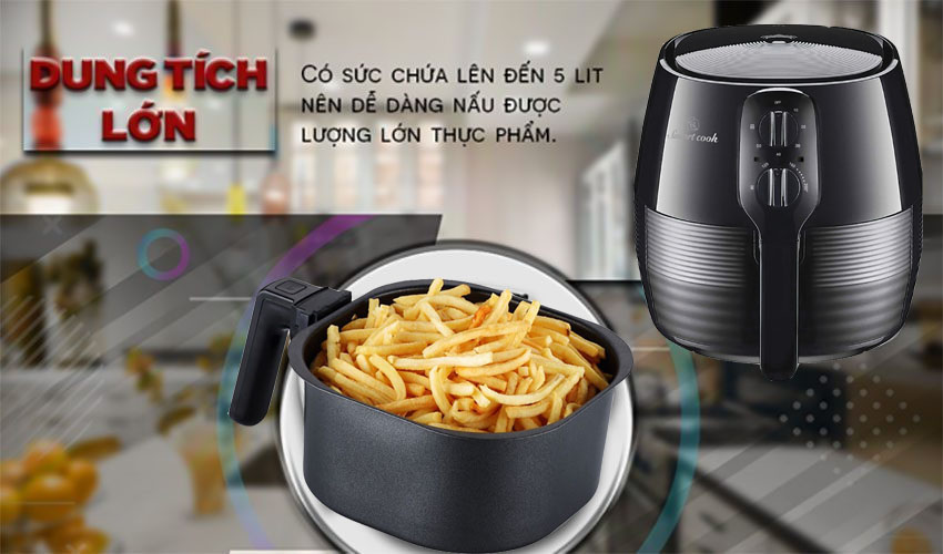 Nồi chiên không dầu Elmich AFS-3940 - Hàng chính hãng