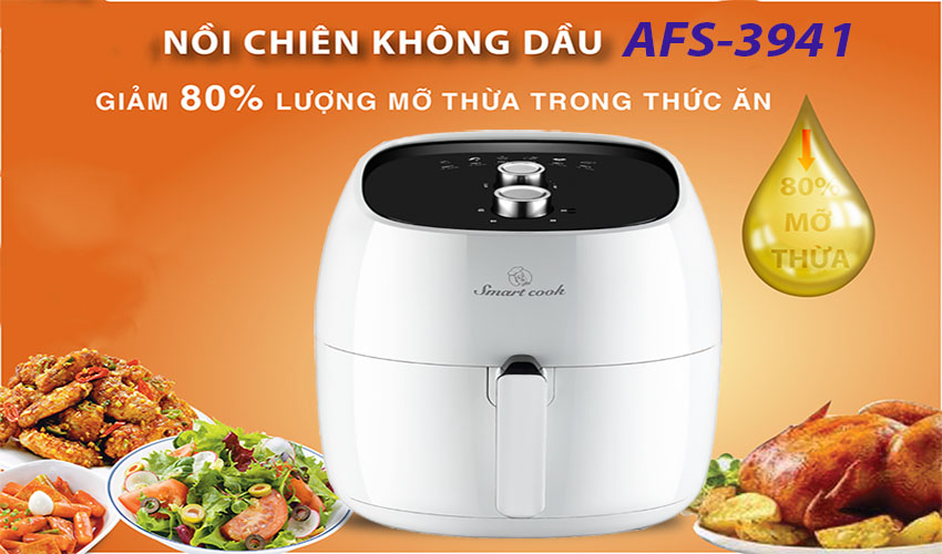 Nồi chiên không dầu Elmich AFS-3941  - Hàng chính hãng