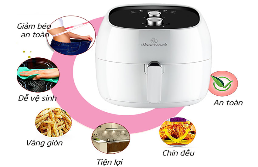 Nồi chiên không dầu Elmich AFS-3941  - Hàng chính hãng