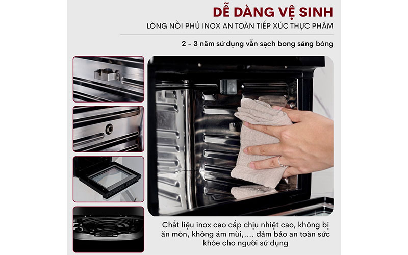 Nồi chiên không dầu FujiHome A12DB - Hàng chính hãng