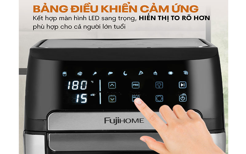Nồi chiên không dầu FujiHome A12DB - Hàng chính hãng