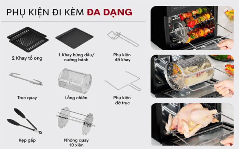 Nồi chiên không dầu Fujihome A12D - Hàng chính hãng