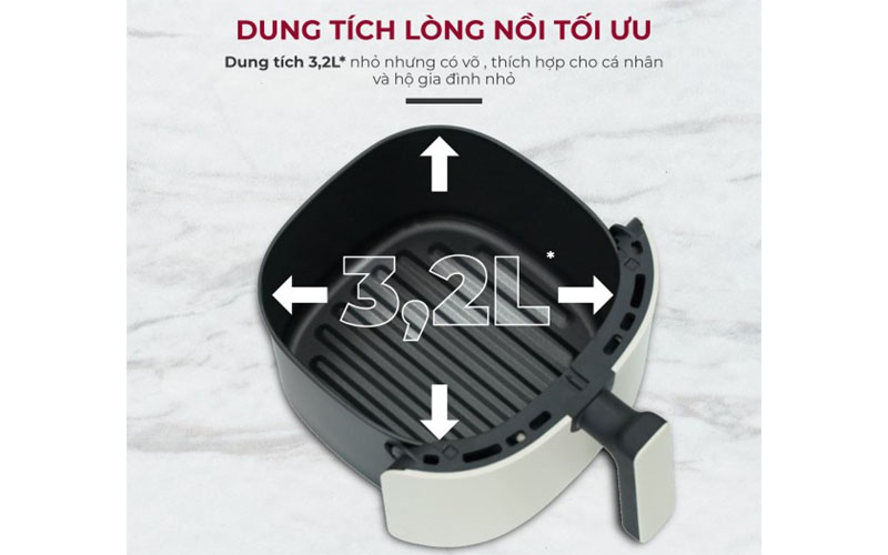 Nồi chiên không dầu Fujihome A3 - Hàng chính hãng