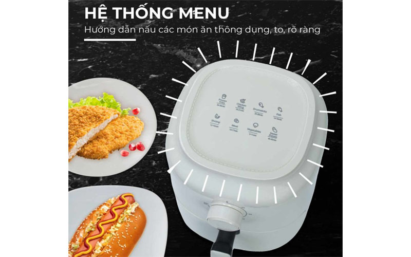 Nồi chiên không dầu Fujihome A3 - Hàng chính hãng