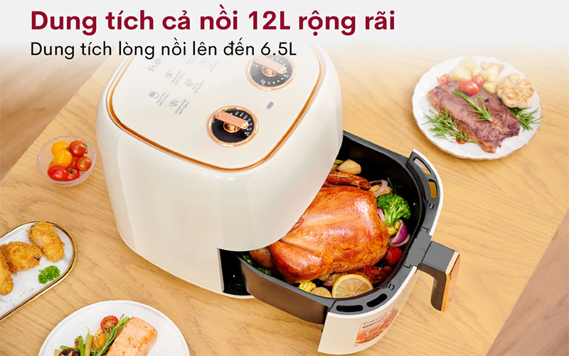 Dung tích của Nồi chiên không dầu Fujihome A6W