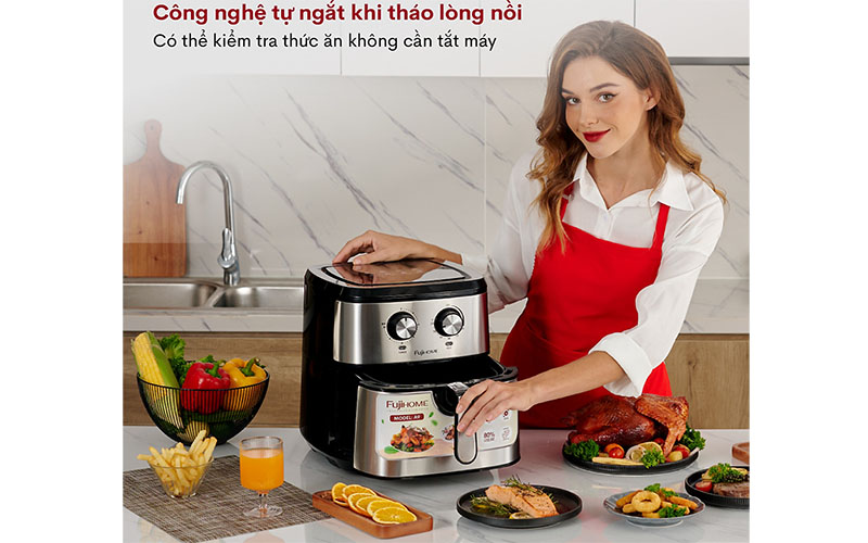 Tính năng an toàn của Nồi chiên không dầu Fujihome A9