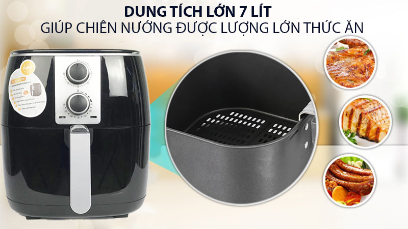 Nồi chiên không dầu Fujika FJ-AF3570 - Hàng chính hãng