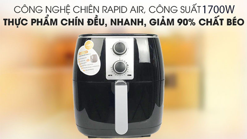 Nồi chiên không dầu Fujika FJ-AF3570 - Hàng chính hãng