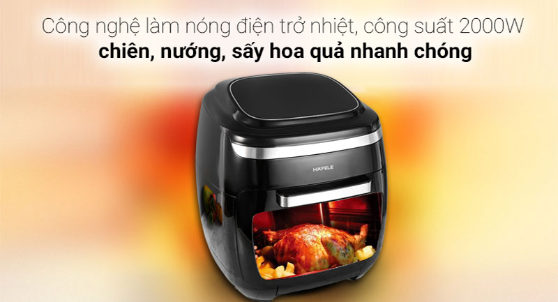 Nồi chiên không dầu Hafele AF-602A - Hàng chính hãng