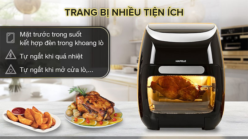 Lò chiên không dầu Hafele HS-AF1102B (535.43.715) - Hàng chính hãng