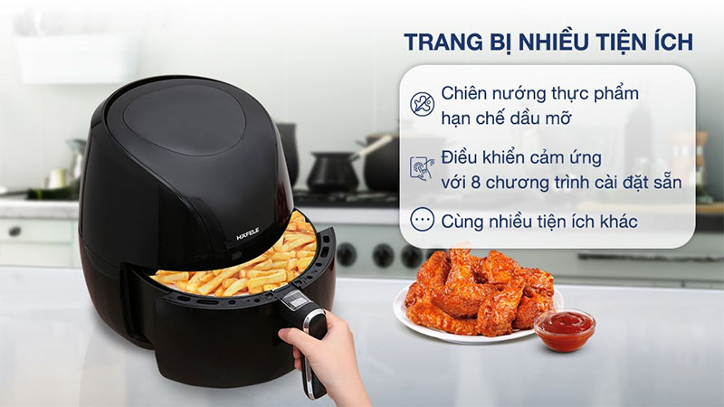 Tiện ích của Nồi chiên không dầu Hafele HS-AF601B