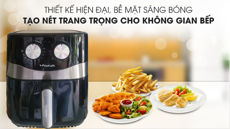 Nồi chiên không dầu Hakari HK-101 (CM-105) - Hàng chính hãng