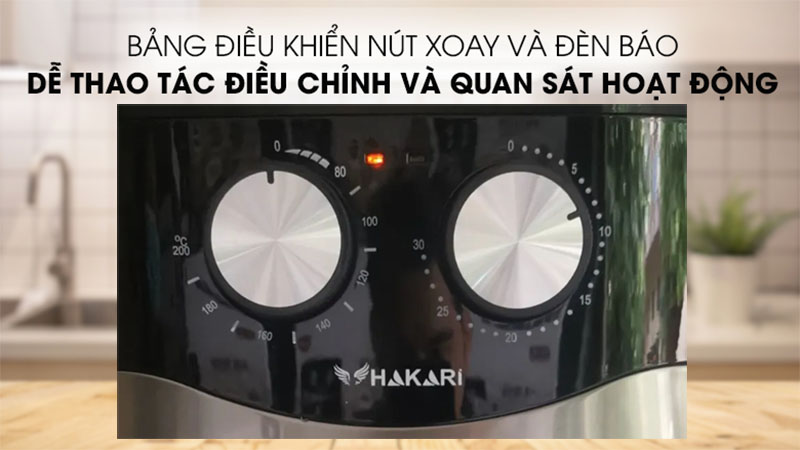 Nồi chiên không dầu Hakari HK-101 (CM-105) - Hàng chính hãng