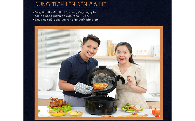 Nồi chiên không dầu Hakawa HK-AF8L - Hàng chính hãng