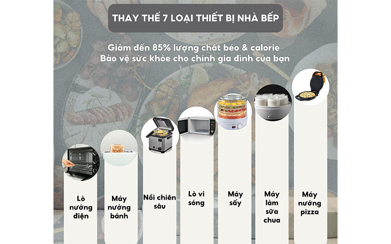 Nồi chiên không dầu Hasuka HSK-399 - Hàng chính hãng