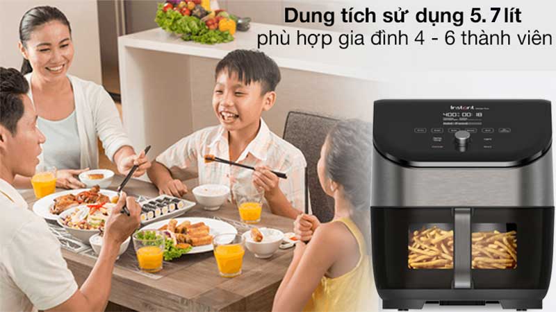 Nồi chiên không dầu Instant Pot Vortex Plus Clearcook - Hàng chính hãng