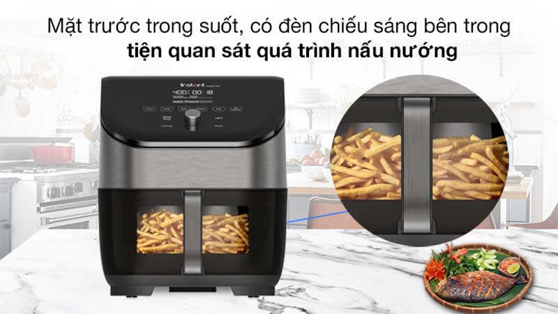 Nồi chiên không dầu Instant Pot Vortex Plus Clearcook - Hàng chính hãng