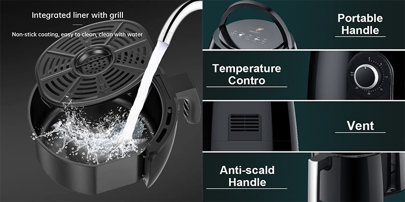 Nồi chiên không dầu KAISA VILLA BW-1011 - Hàng chính hãng