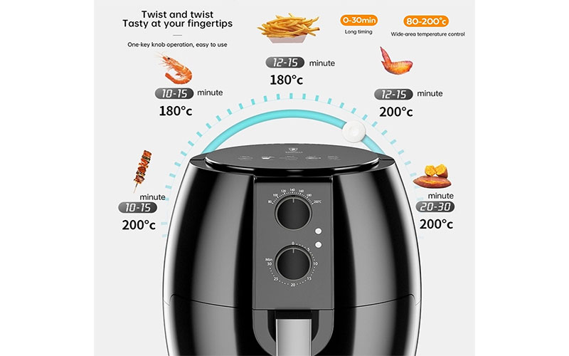 Nồi chiên không dầu KAISA VILLA BW-1011 - Hàng chính hãng