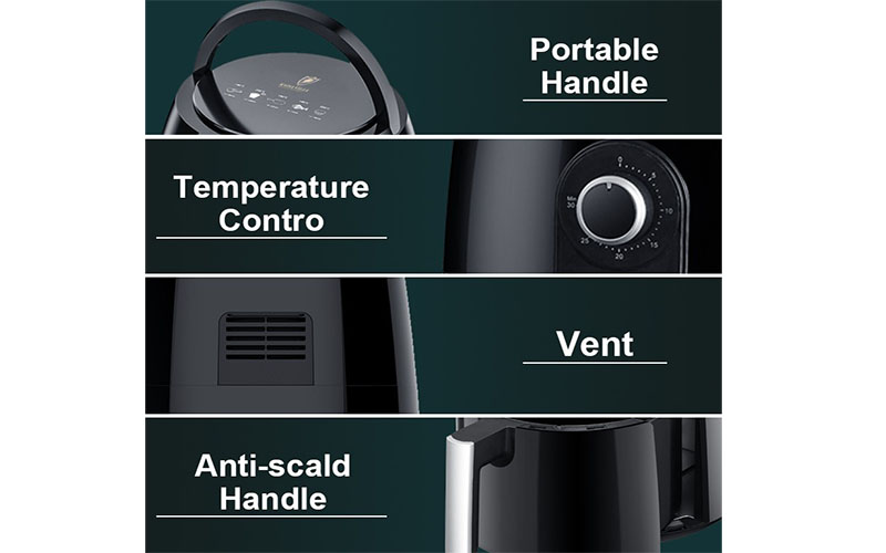 Nồi chiên không dầu KAISA VILLA BW-1012 - Hàng chính hãng