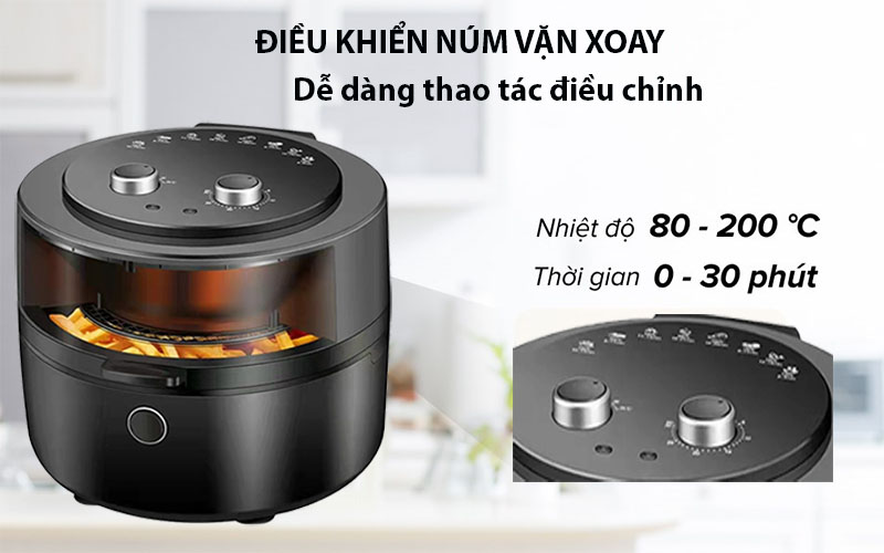 Nồi chiên không dầu KAISA VILLA BW-2015D - Hàng chính hãng