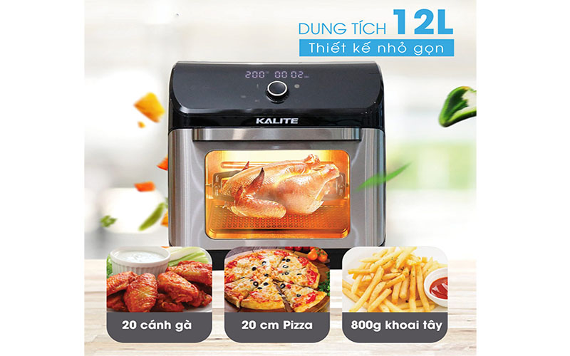 Nồi chiên không dầu Kalite KL-1200 - Hàng chính hãng