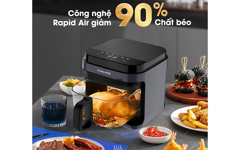 Nồi chiên không dầu Kalite KL6000 - Hàng chính hãng