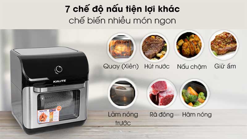 Nồi chiên không dầu Kalite Q12 - Hàng chính hãng