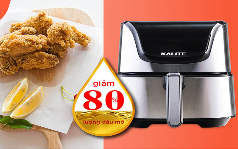 Nồi chiên không dầu Kalite Q6 - Hàng chính hãng