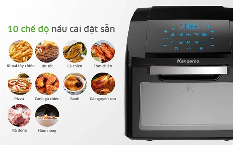 Nồi chiên không dầu Kangaroo KG12AF5A - Hàng chính hãng