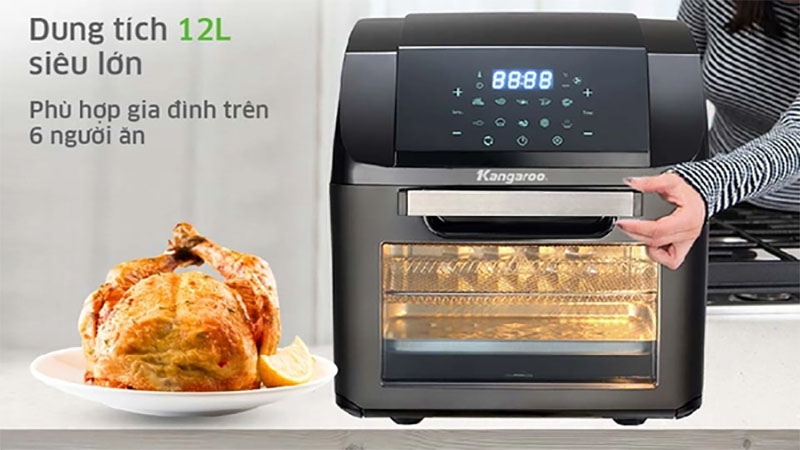 Nồi chiên không dầu Kangaroo KG12AF5A - Hàng chính hãng